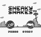 Sneaky Snakes (USA, Europe) Title Screen